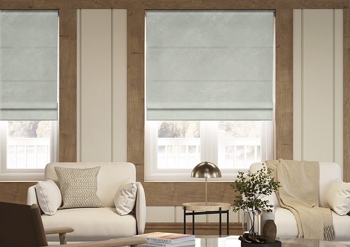 Odessa Velvet, Smoke - Roman Blind - Image 3